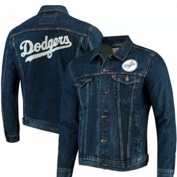 dodgers levis jean jacket